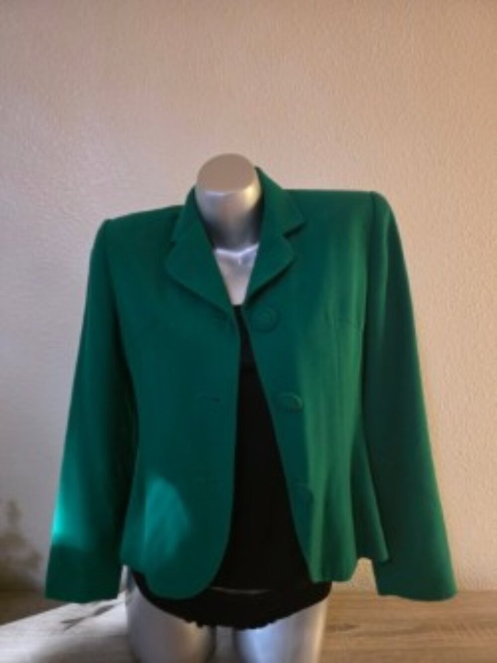 Kasper Women's Green Jacket Size 6 Petite